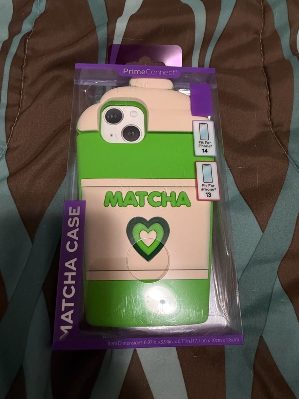 Matcha Green & Cream Phone Case for iPhone 13/14